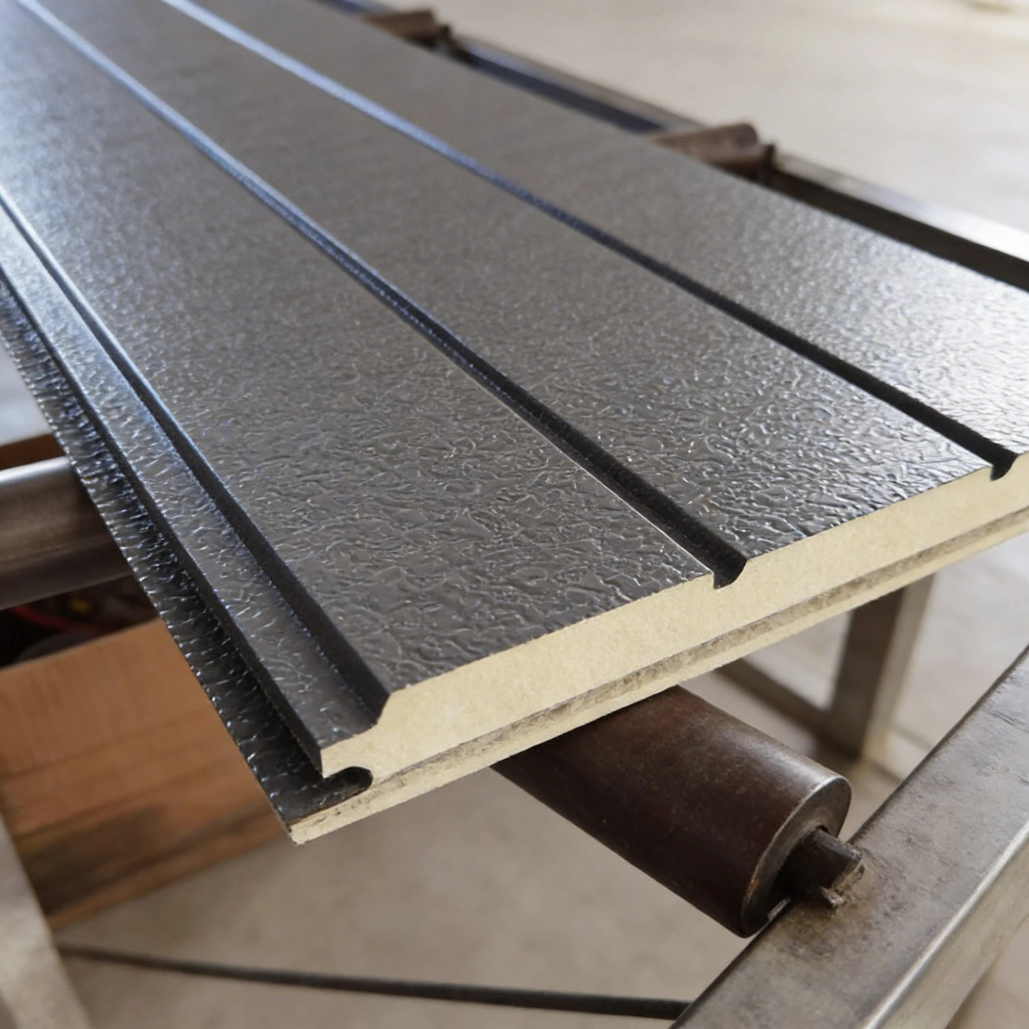 H7d0407d0c7b047338b35c272ecf97bd6a.webp Insulated Concrete Form PU Building Materials Panel for Interior and Exterior Wall Aluminum Roof Tiles Sandwich Panel - Image 1