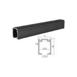 Modern Apartment Sliding Door Hardware with Soft Close Concealed Track Nickel Finish 150kg Capacity Premium Materials - Image 5