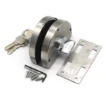 Glass Hardware Fittings Frameless Tempered Glass Hardware Sliding Door Lock - Image 3