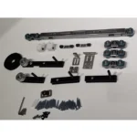 Factory Sale Telescopic Soft Close Sliding  Door Roller Hardware for Double Frame Door System - Image 2