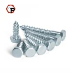 DIN571 Carbon Steel M6 M8 M10 M12 30mm50mm 80mm 120mm Self Tapping Screws Hex Hexagon Head Lag Wood Screws
