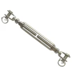 Cable Railing Wire Rope Hardware Kit Stainless Steel Heavy Duty European Open Body High Polished Precision Casting Turnbuckle