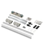 Modern Silent Ghost Sliding Door Hardware-Durable Metal with Rust-proof Features for Wooden Door