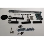 Factory Sale Telescopic Soft Close Sliding  Door Roller Hardware for Double Frame Door System